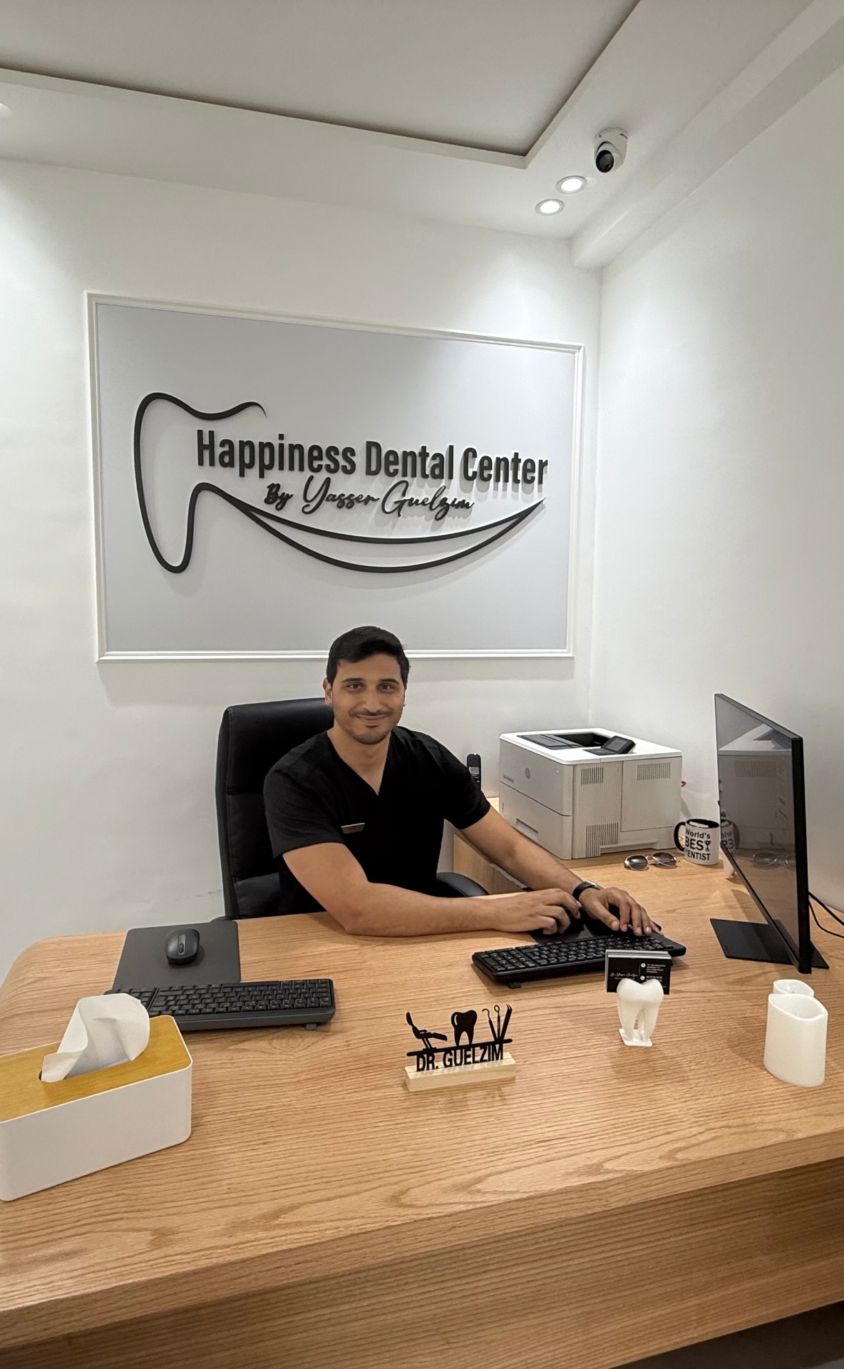 Dr. Yasser Guelzim, dentiste à Maarif Casablanca — Cabinet Happiness Dental Center